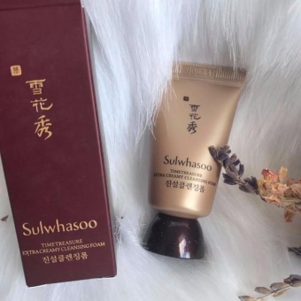 SulwhasooTimetreasure Extra Creamy Cleansing Foam 15 g. SulwhasooTimetreasure Extra Creamy Cleansing Foam 15 g.