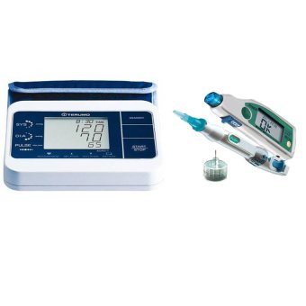 TERUMO เครื่องวัดความดัน Es-p311 + TEROMO เครื่องตรวจน้ำตาล Medisafe