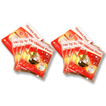 Therma Plastแผ่นประคบร้อน ขนาด 13 x 9.5 ซม. 10 แผ่น Therma Plastแผ่นประคบร้อน ขนาด 13 x 9.5 ซม. 10 แผ่น