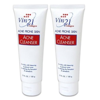 Vin 21 Acne Cleanser โฟมล้างหน้า ควบคุมความมัน (2 หลอด) Vin 21 Acne Cleanser โฟมล้างหน้า ควบคุมความมัน (2 หลอด)