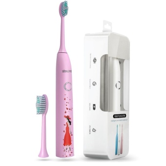ขายด่วน XIMALONG 31000 VPM Painting Handle Waterproof IPX7 Sonic Electric Toothbrush for Adult and Children - Pink/Charming Girl in Red - intl จัดโปรโมชั่น XIMALONG 31000 VPM Painting Handle Waterproof IPX7 Sonic Electric Toothbrush for Adult and Children - Pink/Charming Girl in Red - intl