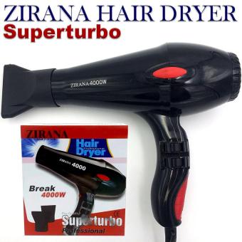 ราคา ZIRANA 4000W Superturbo Professional Hair Dryer ไดร์เป่าผมดีไซน์ทันสมัย น้ำหนักเบา เป่าลมแรง ปรับอุณภูมิร้อน อุ่น เย็นได้3ระดับ ผมแห้งเร็ว จัดทรงง่ายดาย เหมาะสำหรับร้านเสริมสวย บ้านหรือโรงแรม 1 ชุด