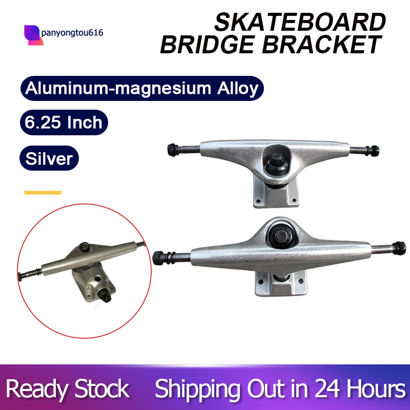 อะไหล่เซิร์ฟสเก็ต - 6.25Inch Longboard Truck Surf Skate Trucks Skateboard Trucks Longboard Truck Skateboard Bridge Bracket