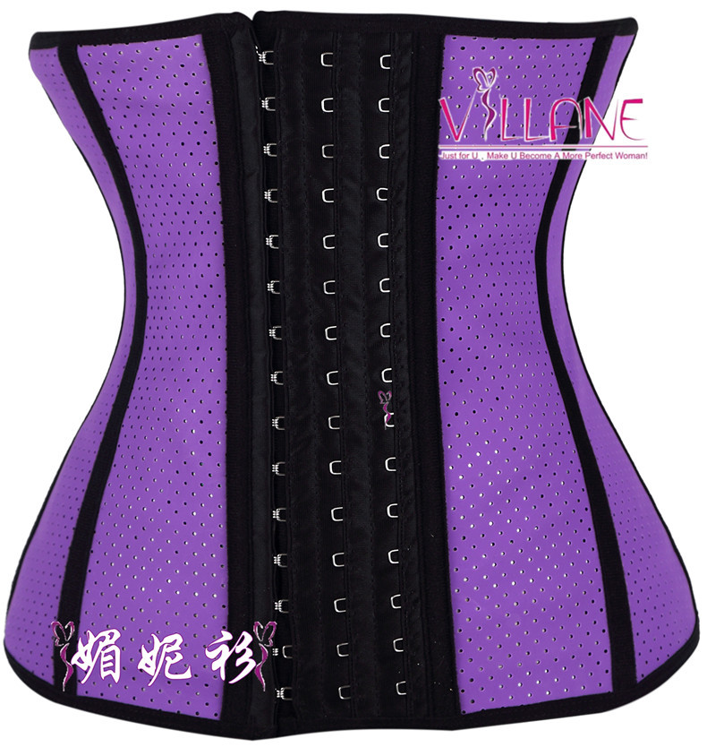 Court exercise waist support of corsets postpartum belly in the rubber belt mesh breathable garment