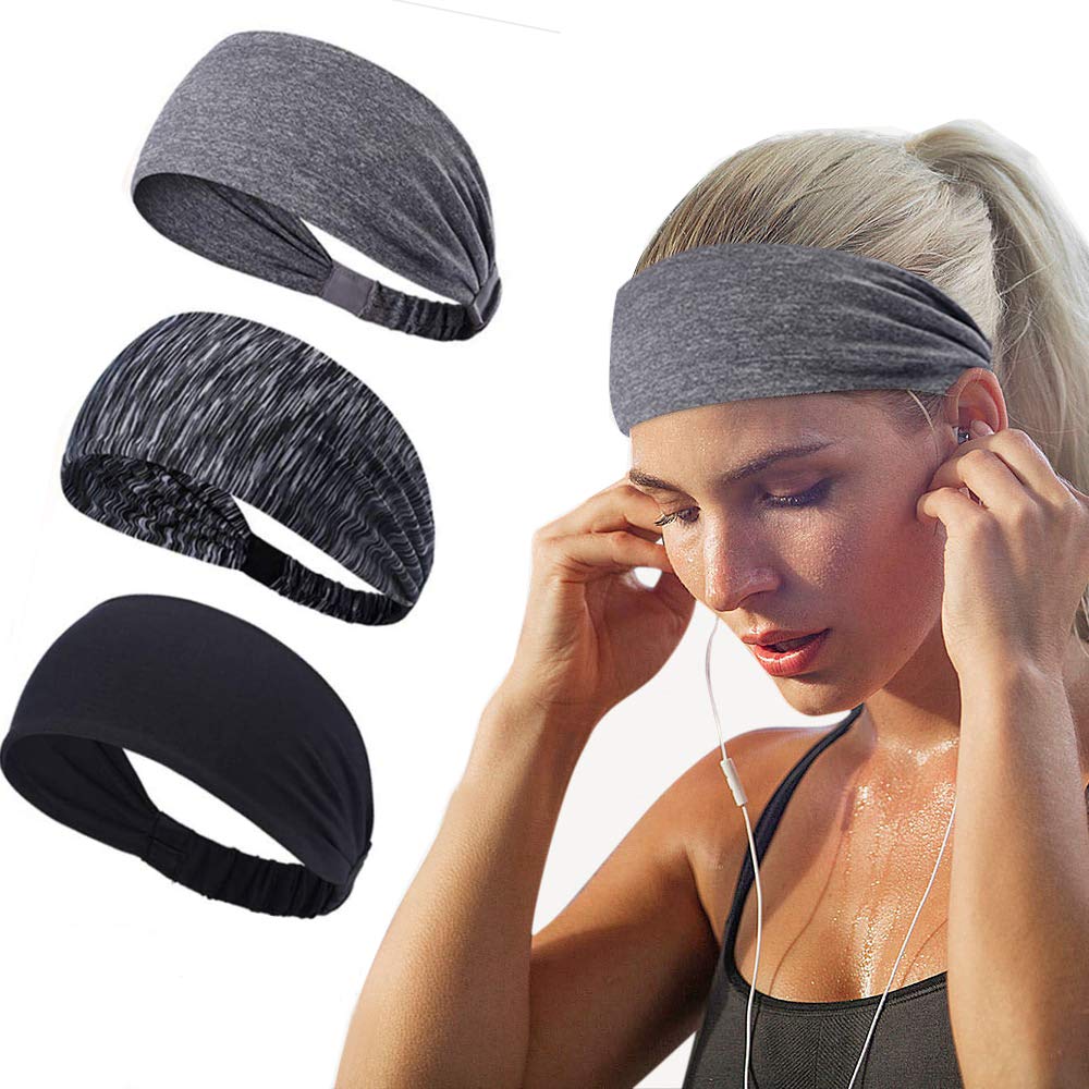 GVGSX9N Men Women Yoga Fitness Elastic Headwrap Head Band Sport Hairbands Yoga Headbands Athletic Wear