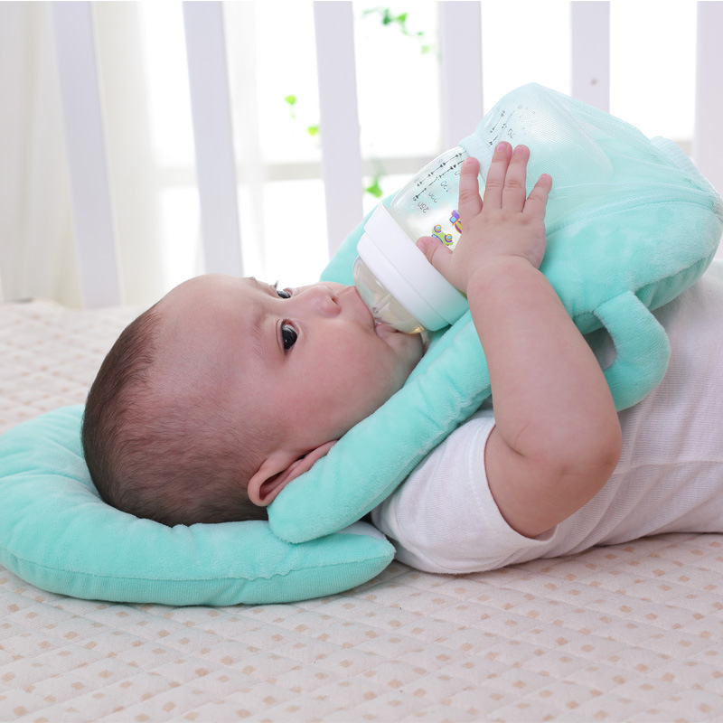 หมอนสำหรับเด็กอ่อน / หมอนในนมเด็กอ่อน   Multifunction U-Shaped Anti-Spill Infant Baby Feeding Pillow