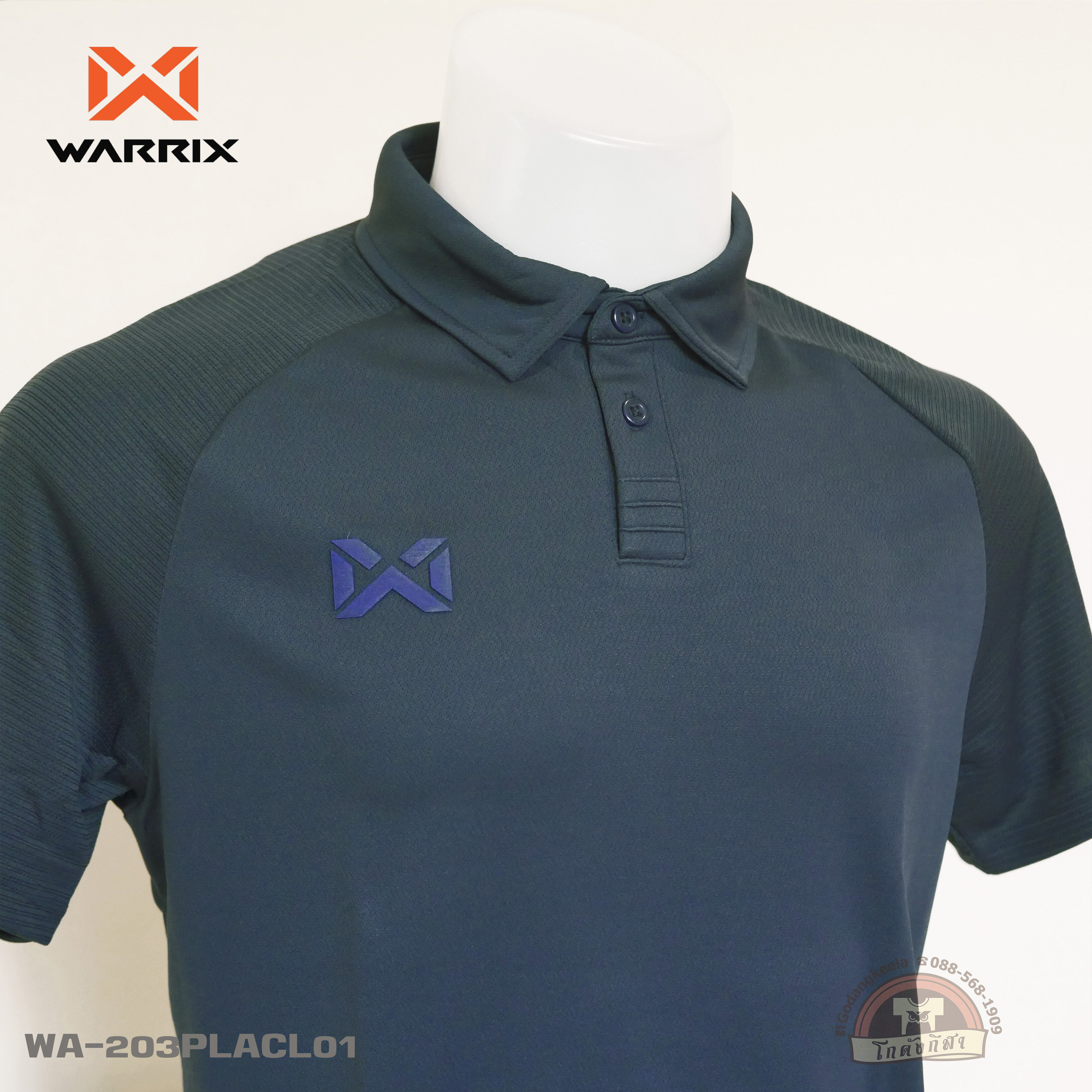 WARRIX เสื้อโปโล WA-203PLACL01 วอริกซ์ วาริกซ์ ของแท้ 100%