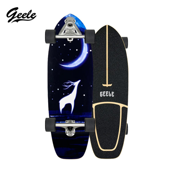 [พร้อมส่ง] Geele CX7 Surfskate - เซิร์ฟสเก็ตจีลี (CX7) แถมฟรีกระเป๋าเก็บบอร์ด (ลายชุด 2)