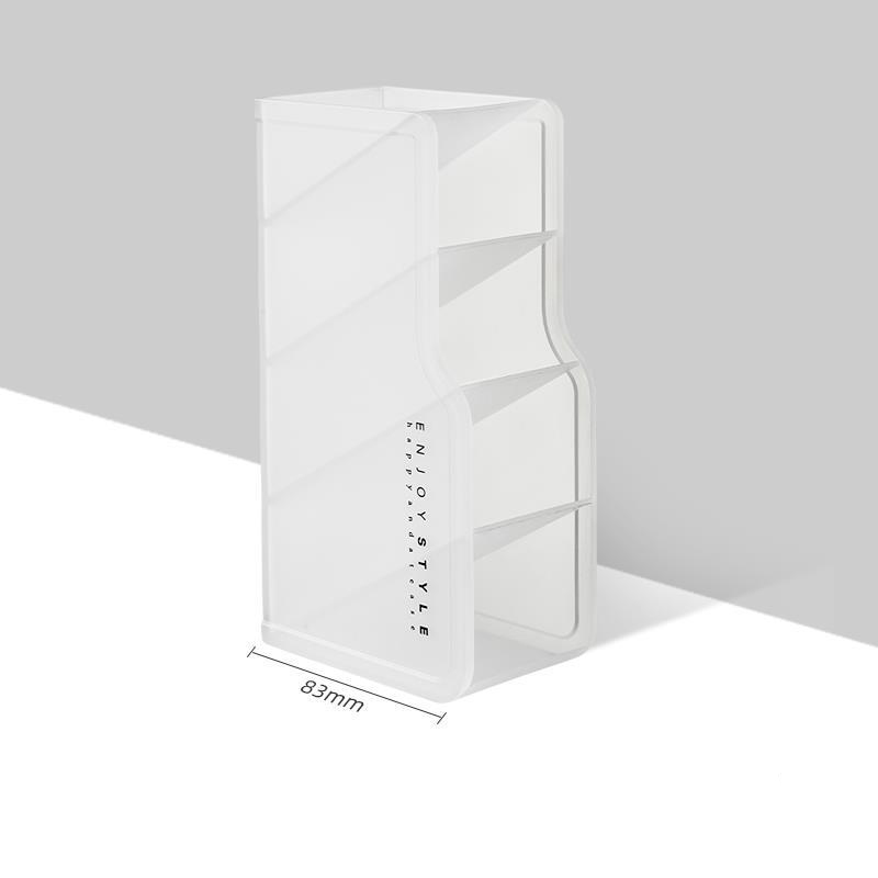【Pinkpanda】กล่องใส่ของ ชั้นวางของ สารพัดประโยชน์ กล่องเก็บเครื่องสําอางลิปสติกโปร่งใส 4 ช่อง กล่องลิปสติก กล่องใส่เครื่องสำอาง