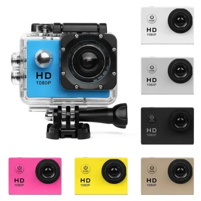กล้องกันน้ำ Gopro กล้องติดหมวกกันน็อค กล้องติดหมวก Sport Camera Full HD 1080p จอ2.0นิ้ว W7 No Wifi (5)
