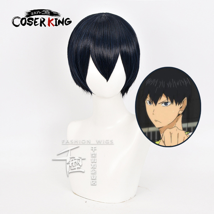 [COSER KING Store] Anime Haikyuu!! Shoyo Hinata Tobio Kageyama Oikawa Tooru Cosplay Hair Wigs เครื่องแต่งกายคอสเพลย์ การ์ตูนอะนิเมะ Halloween Heat Resistant Synthetic Hair