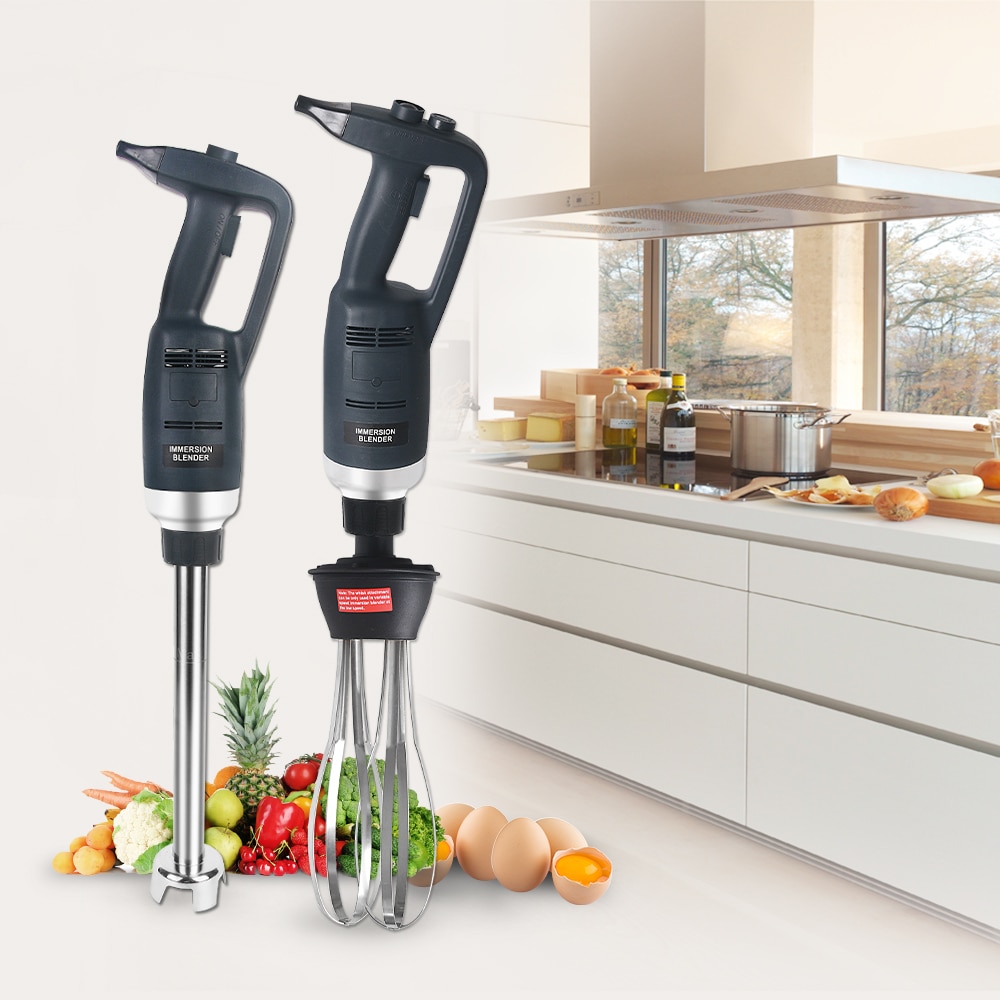 GZZT 350W Immersion Blender Handheld Mixer Commercial Food Processor  Submersible Food Blender Heavy Duty Hand Blender