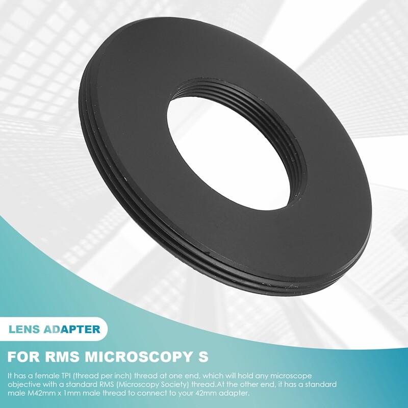 RMS 20mm Lens Adapter Suit for RMS Microscopy Society Lens to M42 Mount