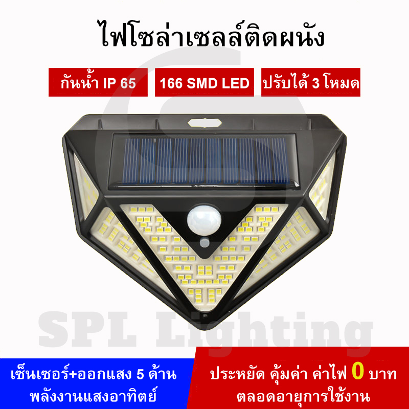 Solar Outdoor หลอดไฟโซล่าเซลล์ มีโหมด 3 ระดับ เปิดปิดด้วยรีโมทคอนโทรล ชาร์จได้ทั้งพลังงานแสงอาทิตย์และไฟบ้าน พกพาง่าย ชาร์จแบตให้มือถือได้