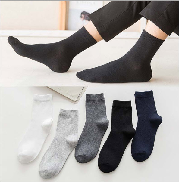 (สั่งขั้นต่ำ3คู่)ถุงเท้า ถุงเท้าแฟชั่น ถุงเท้าข้อสั้น ถุงเท้าข้อกลาง กดเลือกสีที่ตัวเลือกสินค้า