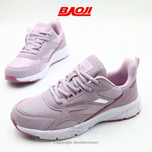 สินค้า BAOJI ของแท้ 100% รองเท้าผ้าใบผู้หญิง รองเท้าวิ่ง รองเท้าออกกำลังกาย  รุ่น BJW637 (ดำ/ ขาว/ เทา/ ม่วง) ไซส์ 37-41