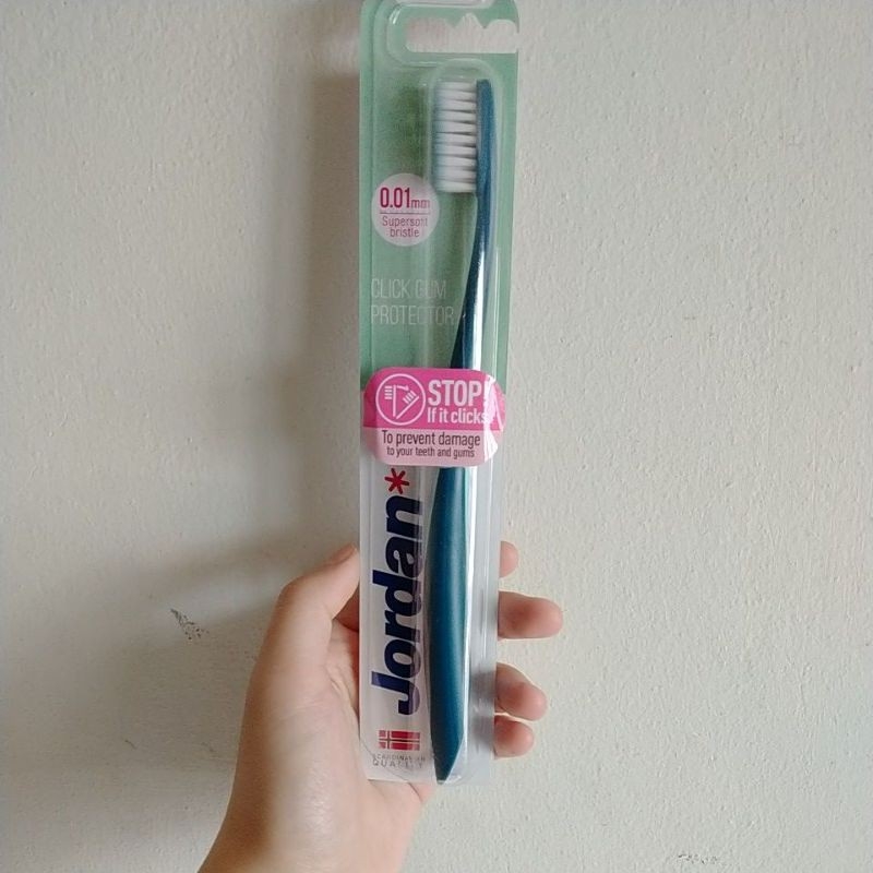 แปรงสีฟัน Jordan Click Gum Protector แปรงสีฟันที่ช่วยลดการแปรงฟันแรง 1ด้าม