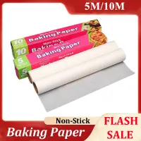 กระดาษไขรองอบ กระดาษไข กระดาษรองอบขนม Baking Paper กระดาษอบ กระดาษไขทำเค้ก 5 เมตร 10 เมตร ใช้สำหรับถาดอบเค้ก คุ้กกี้ อาหาร ขนมต่างๆ ใช้กับ Soonbuy
