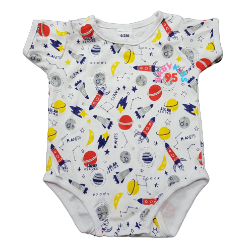 BABYKIDS95 บอดี้สูท เด็ก 0-3 เดือน ชุดเด็ก เสื้อผ้าเด็ก Body suite Romper for Baby or Infant 0-3 months old ( 3M THR )