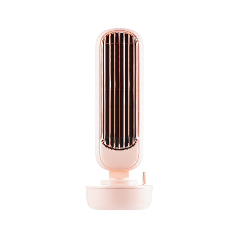 ใหม่ ย้อนยุค ความชื้นแฟนสก์ท็อปขนาดเล็กน้ำเย็นเย็น bladeless พัดลมสเปรย์ แบบพกพา เครื่องทำความเย็น New Retro Humidification Tower Fan Small Desktop Water Cooling Cooling Leafless Spray Fan Portable Air Cooler