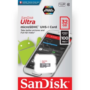 สินค้า SanDisk Ultra Micro SD Card Class10 32GB (SDSQUNR-032G-GN3MN) เมมโมรี่ การ์ด ใส่ โทรศัพท์ มือถือ สมาร์ทโฟน กล้องติดรถ กล้องหน้ารถ กล้องรถ กล้องIP กล้องวงจรปิด