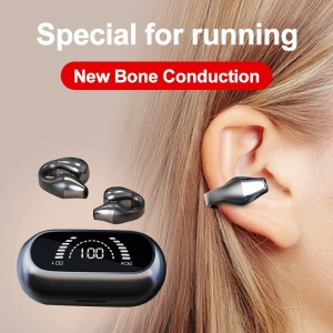 สินค้า Xiaomi Youpin Bone Conduction บลูทูธหูฟัง5.2หูฟังคลิปบนหูต่างหูหูฟังไร้สายชุดหูฟังกีฬาตะขอเกี่ยวหูพร้อมไมโครโฟน