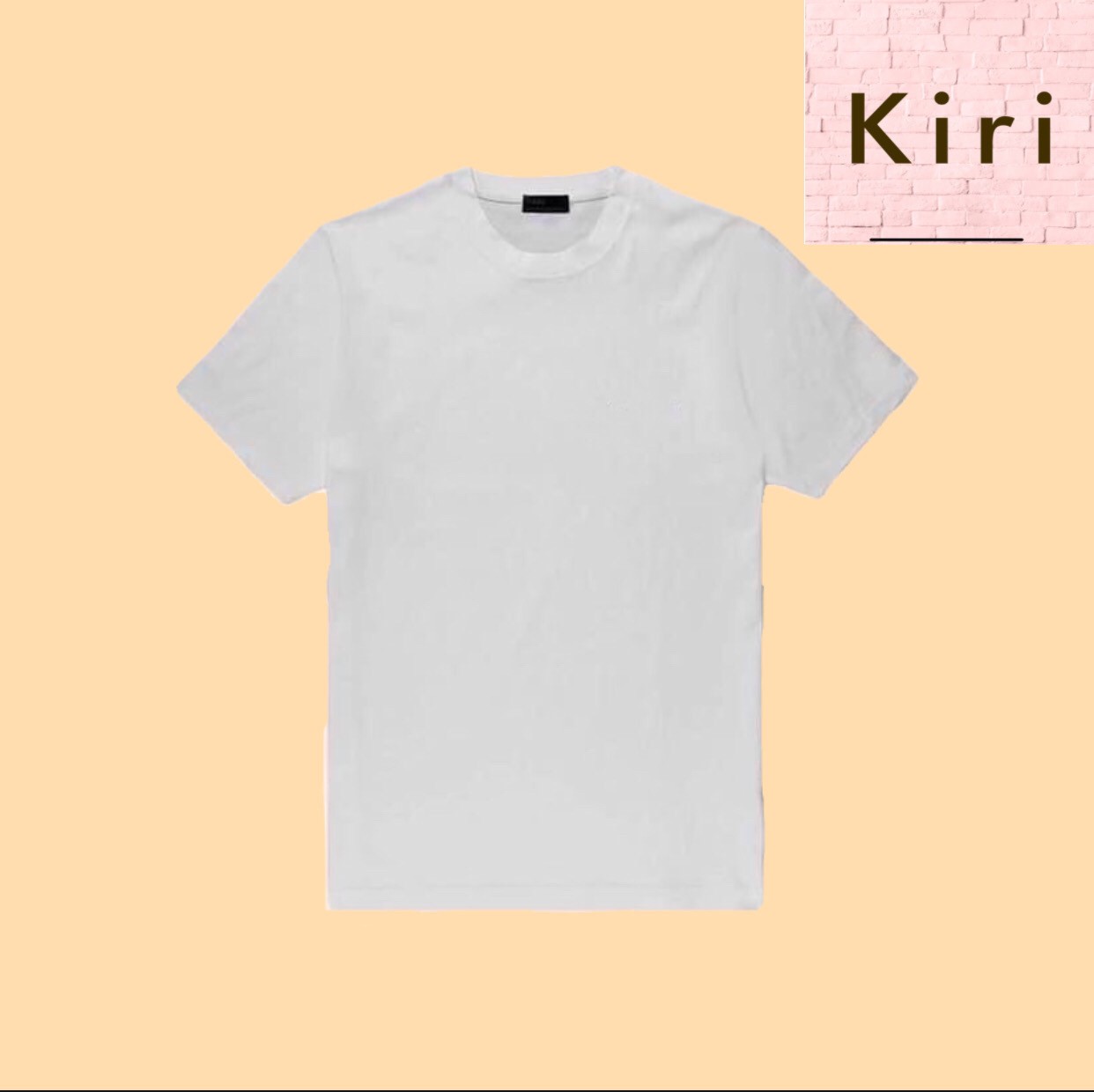 เสื้อยืดผู้ชาย เสื้อยืดคอกลม เสื้อยืดสีพื้น เสื้อยืดสีขาว เสื้อยืดสีดำ เสื้อคอกลม (Kiri Tshirt) ยืดเปล่า
