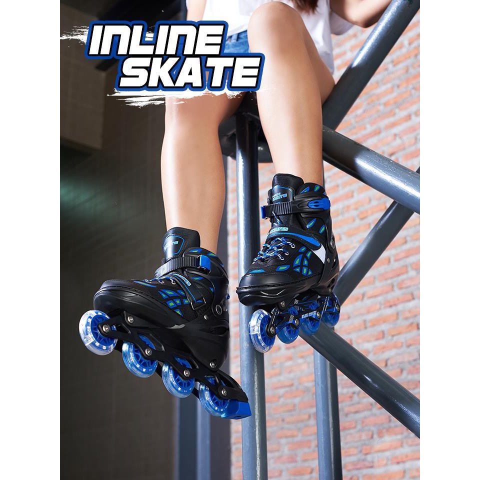 รองเท้าสเก็ต โรลเลอร์สเก็ต โรลเลอร์เบลด รองเท้าอินไลน์สเก็ต สำหรับเด็ก-ผู้ใหญ่ Roller Blade Inline Skate