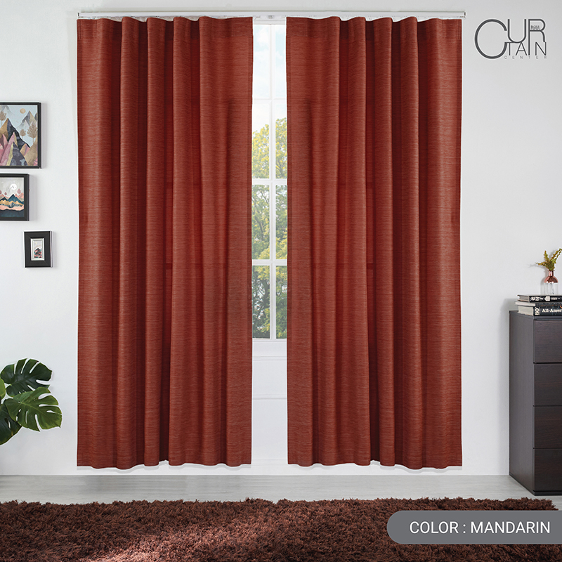 PASAYA ผ้าม่านกันไฟลาม - FILIGRANA (MANDARIN) ราคา 2,150 บาท*ส่งฟรี