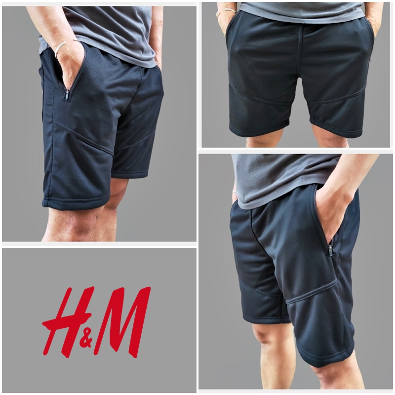 ?ขาสั้นรุ่นพรี่เมี่ยมซิป ผ้าดีมาก ?Ultra-soft Shorts Zipper® H&M แท้ เท่ห์ ทน ทรงSport รับประกันสินค้าคุณภาพดีมาก