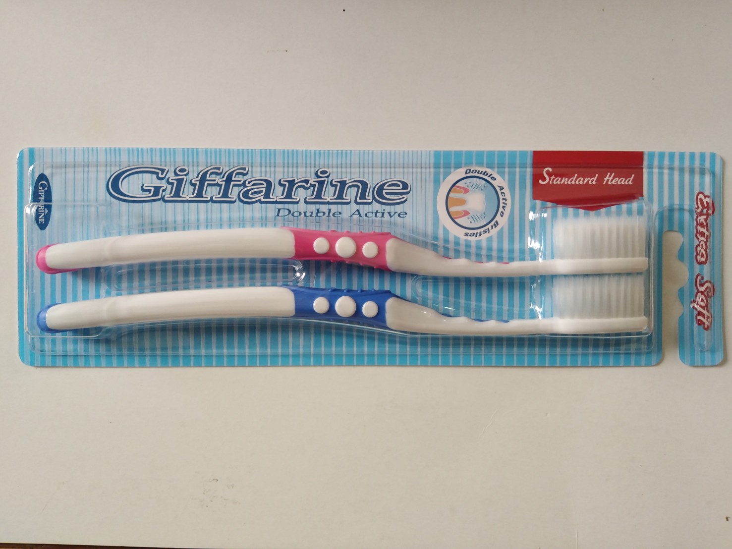 แปรงสีฟัน แปลงฟัน ดับเบิล แอคทีฟ  ทำความสะอาด ของแท้100%กิฟฟารีน