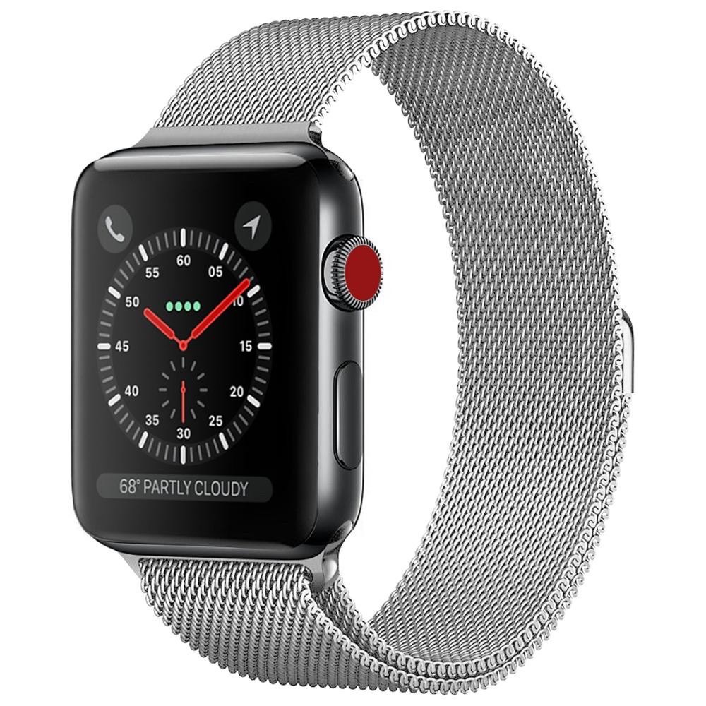สายเปลี่ยนนาฬิกาข้อมือ AppleWatch Band Milanese Loop Series 1 2 3 4 5 6 44 มม 40 มม 38 มม 42 มม สาย applewatch 6 se 4.7