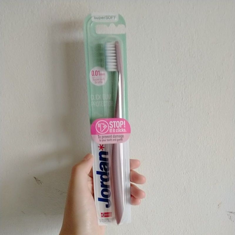 แปรงสีฟัน Jordan Click Gum Protector แปรงสีฟันที่ช่วยลดการแปรงฟันแรง 1ด้าม
