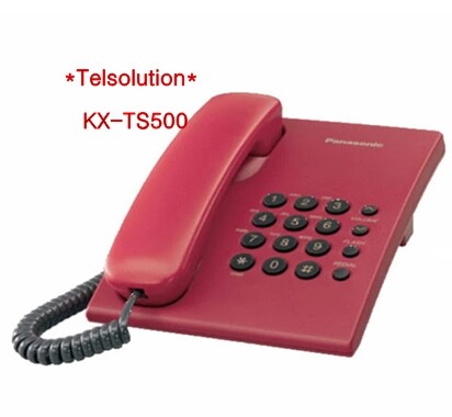 ส่งฟรี-Panasonic โทรศัพท์รุ่นนิยม KX-TS500MX (Single Line Telephone) ถูกมาก โทรศัพท์แบบตั้งโต๊ะ โทรศัพท์บ้าน ออฟฟิศ