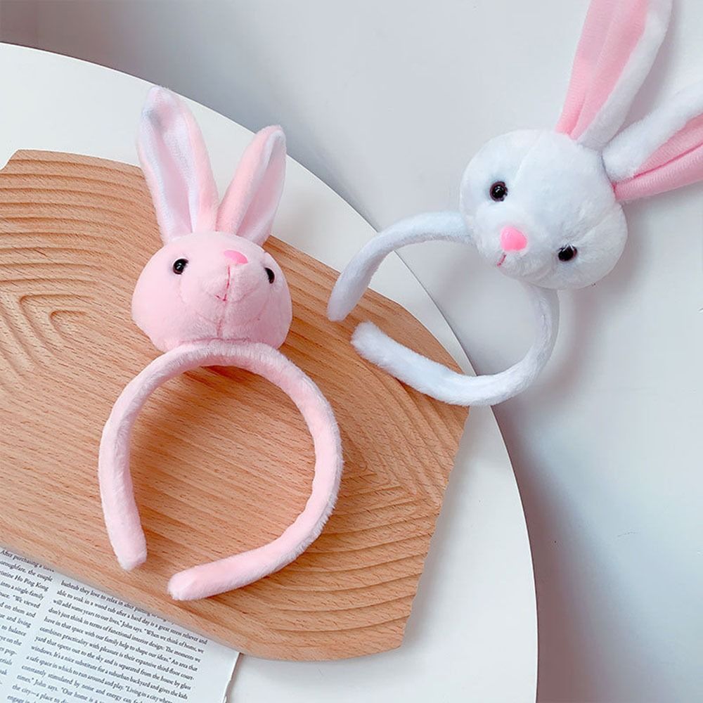 ELLA RU Bờm Đầu Năm Mới Bờm Tóc Hình Động Vật Rửa Mặt Hoạt Hình Ngọt Ngào Cho Bé Gái Băng Đô Thỏ Phụ Kiện Tóc Cho Nữ Băng Đô Phong Cách Hàn Quốc