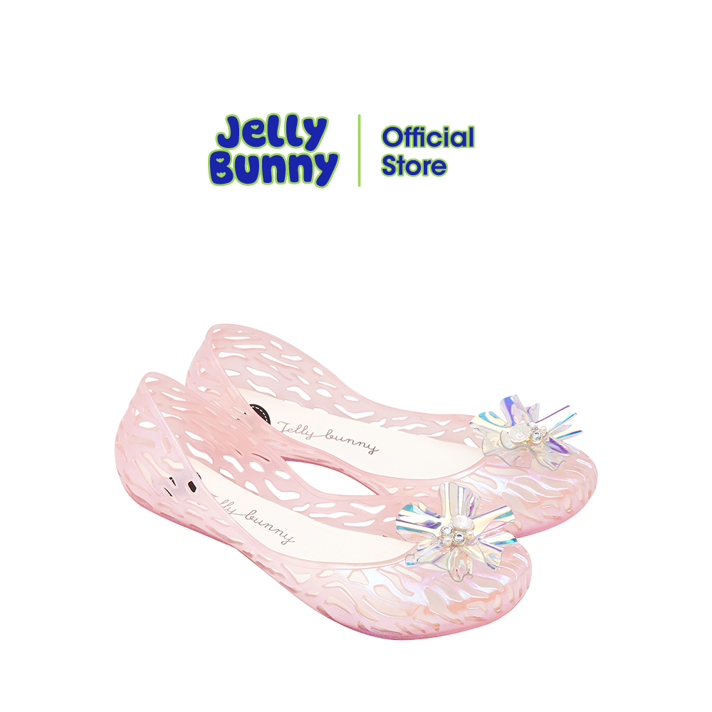 JELLY BUNNY รุ่น ZANDRA ICE FLOWER  รองเท้าส้นแบน รองเท้าบัลเล่ต์ รองเท้าหุ้มส้น ดอกไม้ รองเท้าแฟชั่น รองเท้าผู้หญิง รองเท้า เจลลี่ บันนี่