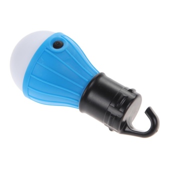 2 x Outdoor Hanging 3 Camping Tent Light Bulb Fishing Lamp(Blue) -intl
