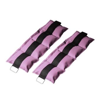 ราคา ถุงทราย ถ่วงน้ำหนัก ข้อเท้า ข้อมือ 2LB (1.0 kg) (สีชมพู) 1 คู่ / wrist weight sandbag