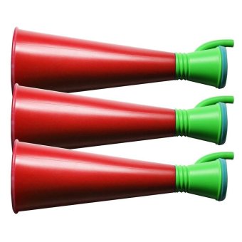 ราคา แตร เป่า เชียร์กีฬา เชียร์บอล กีฬาสี 3 ชิ้น - สีแดง / Cheer Horn 3 pcs. - Red