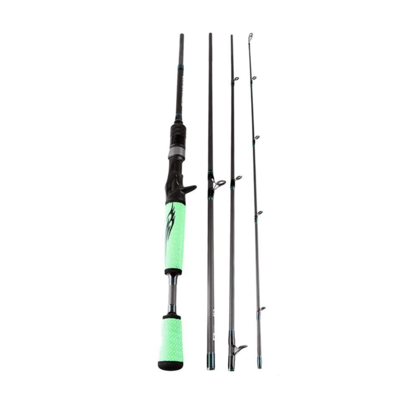 4 Section 1.98m Carbon Fishing Rods Breathable Anti-slip Fast Action Rod – intl