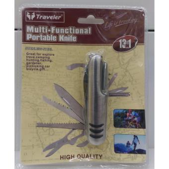 2561 9Front-Travelerอุปกรณ์เดินป่า เครื่องมืออเนกประสงค์ ุ13in1