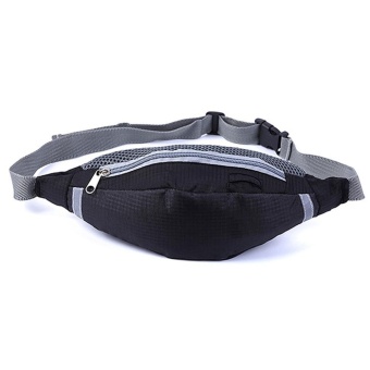 Adeeing Multi-Function Sports Waist Bag,Black - intl