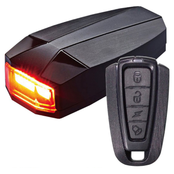ซื้อ/ขาย ANTUSI ไฟท้ายติดใต้อานจักรยานสัญานกันขโมย 3 in 1 ร่น Cicada A6 สีดำ
