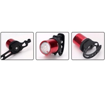 ประเทศไทย Bicycle Tail Lights Rear Lamp*USB Rechargeables Magnetic Adsorptions Safety Bike - intl