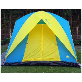 CAMPING IN TH เต็นท์ JUNGLE 5 ขนาด 270x270x200 ซม.(สีฟ้า+เหลือง)