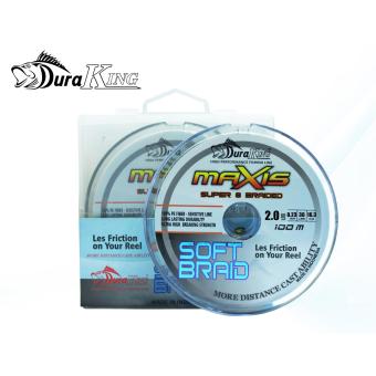 2561 DuraKing "Maxis Soft Braid" สาย PE ถัก 8 #2.0 / 36lbs 16.3KG 100M.