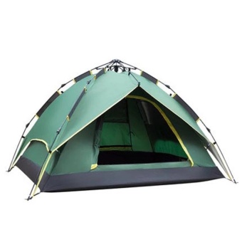 Generic Outdoor Tent 3-4 Person CampingHiking Tents With CarryBag - intl
