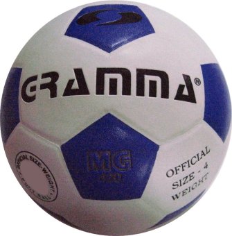 ประเทศไทย GRAMMA ฟุตบอลหนังอัด รุ่น 520 (สีขาว/น้ำเงิน)