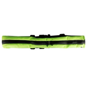 ราคา I - CHEAP Outdoor Sport Pocket กระเป๋ากีฬาแบบคาดเอวอเนกประสงค์แบบ 2ซิป กันน้ำได้ ( สีเขียว/ดำ )