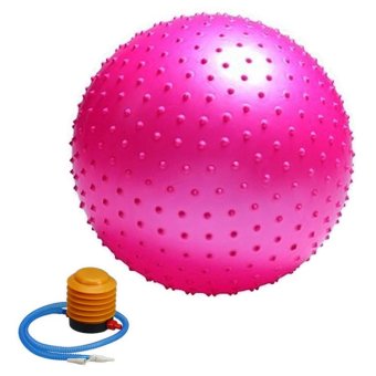 ประเทศไทย Kinglion Sport 75CM ลูกบอลโยคะผิวหนามสีชมพู โยคะบอล ลูกบอลออกกําลังกาย ฟิตบอล ลูกบอลฟิตเนส ฟิตเนสบอล ยิมบอล อุปกรณ์ฟิตเนส ออกกําลังกายลดพุง Pink Fitball Fitness Ball Yoga Ball Massage Ball